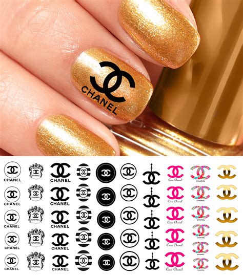 chanel car decal|chanel decals for nails.